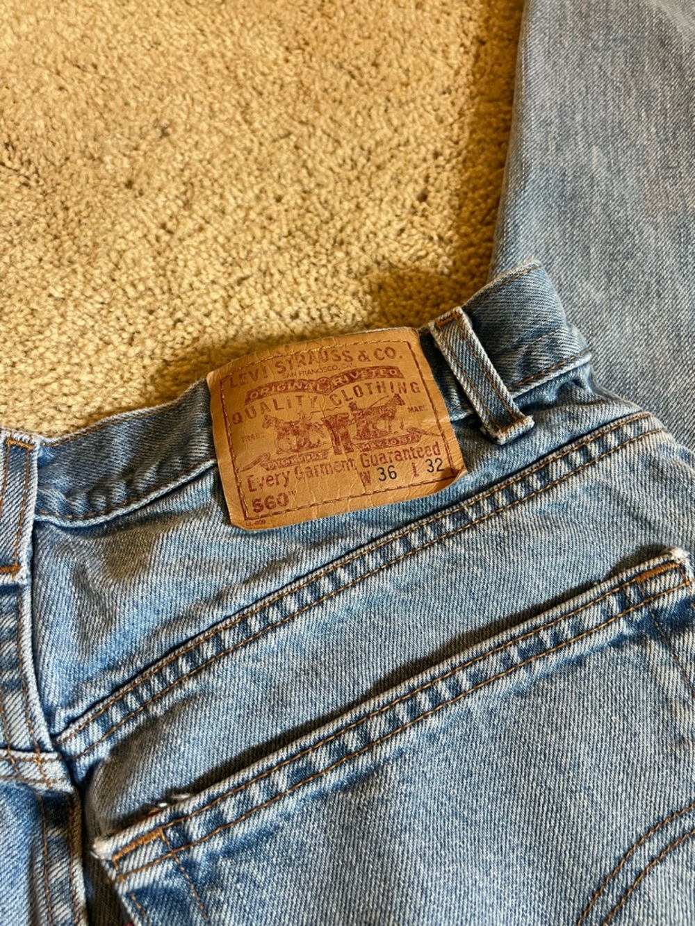 Levi's Light Blue Relaxed Fit Men's Jeans